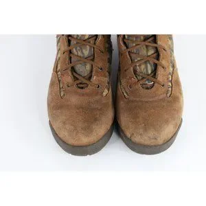 Vtg 90s Streetwear Mens 11 Distressed Suede Leather Padded Ankle Hiking Boots Chenyee Mens Vintage Suede Ankle Boots Outdoor Non Slip Work  main image 2